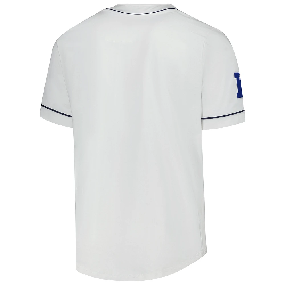 Men's Starter  White Chicago Bears Relay Full-Button Baseball Jersey