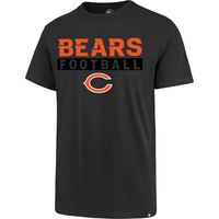 Men's '47 Charcoal Chicago Bears Dark Ops Super Rival - T-Shirt