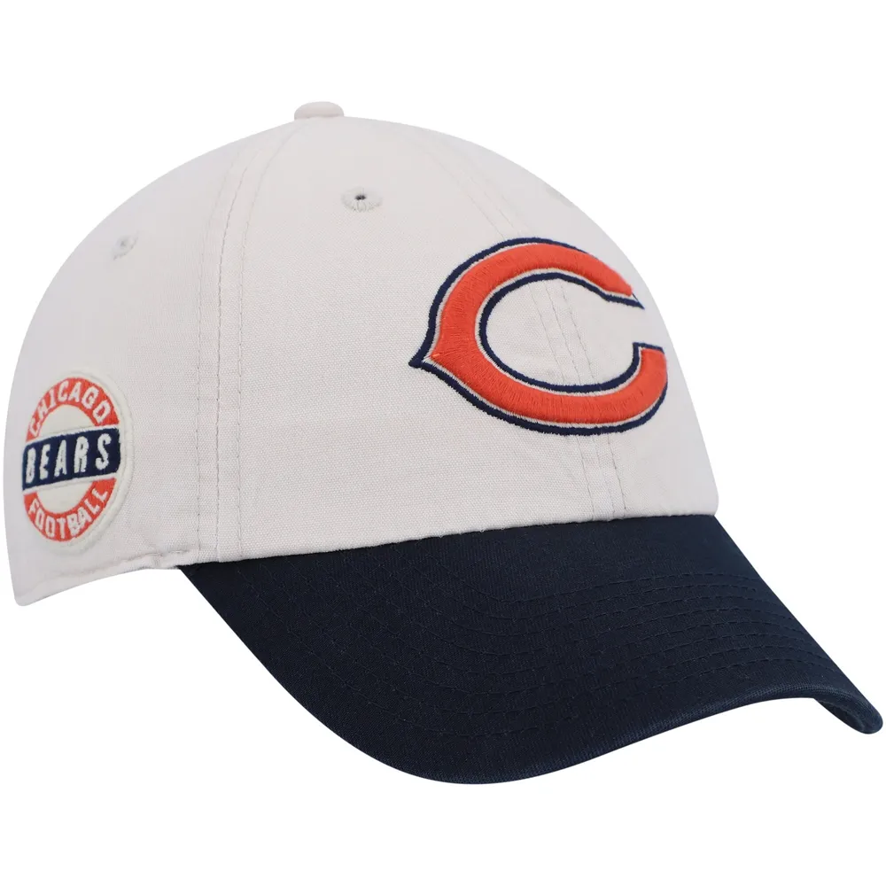 Lids Chicago Bears '47 Sidestep Clean Up Adjustable Hat - Cream/Navy