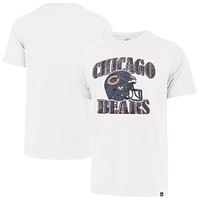 T-shirt rétro Chicago Bears Overrun Franklin pour homme, couleur crème, 1947