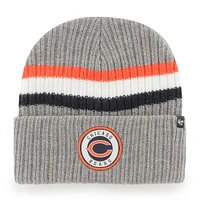 Bonnet en tricot gris Chicago Bears Highline '47 pour homme