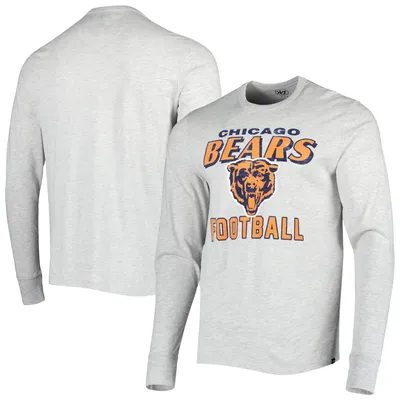 Men's Majestic Heathered Charcoal Chicago Bears Showtime Logo T