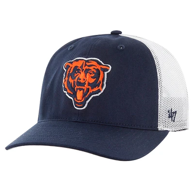 Men's '47 Navy/White Chicago Bears Team Unstructured Trucker Adjustable Hat