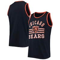 Men's '47 Navy Chicago Bears Edge Super Rival Tank Top