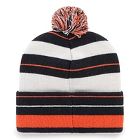 Men's '47 Navy Chicago Bears Powerline Cuffed Knit Hat with Pom