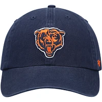 Men's '47 Navy Chicago Bears Primary Alternate Logo Clean Up Adjustable Hat