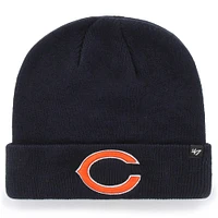 Bonnet en tricot basique à revers Chicago Bears '47 pour homme, bleu marine