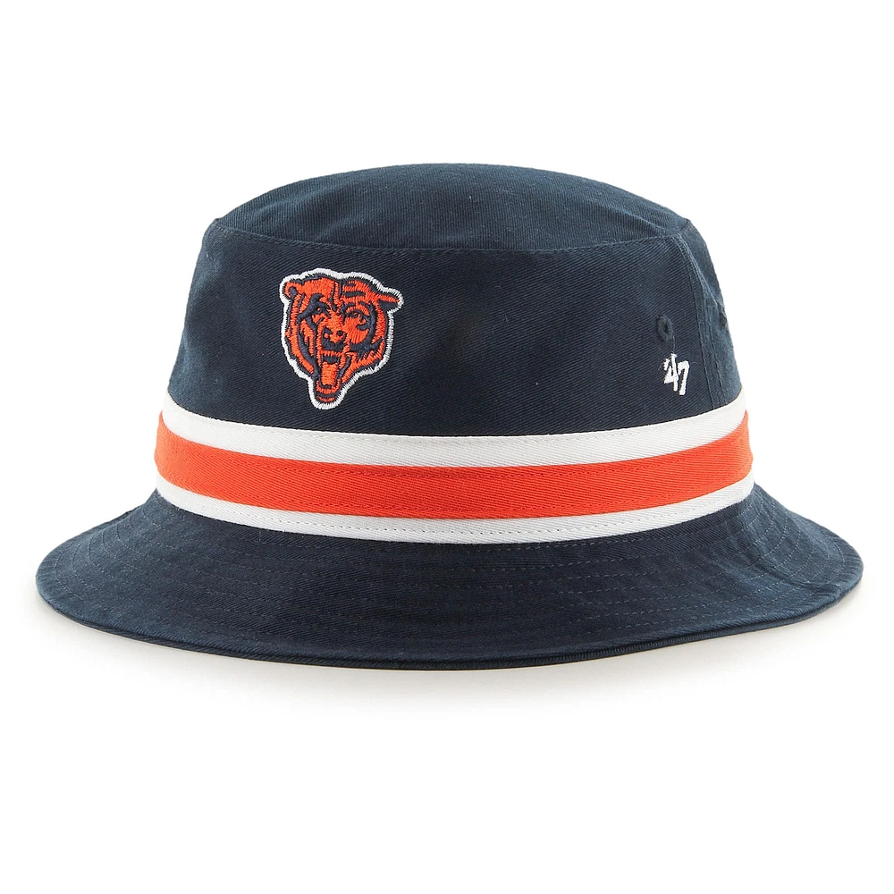 Bob rayé bleu marine Chicago Bears '47 pour hommes