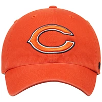 Casquette réglable '47 Orange Chicago Bears Clean Up pour homme