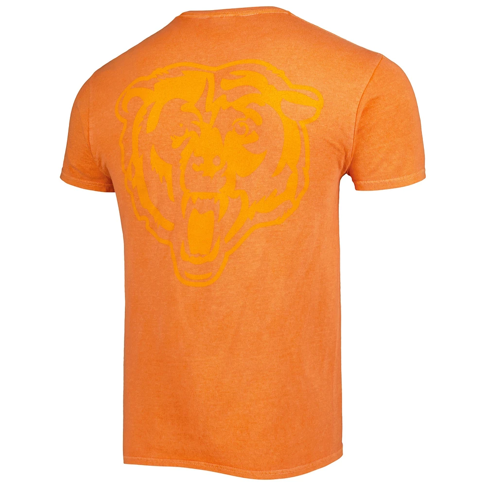 T-shirt à surbrillance ton sur Fast Track Chicago Bears '47 orange pour homme