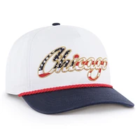 Casquette ajustable patriotique blanche Chicago Bears '47 pour homme