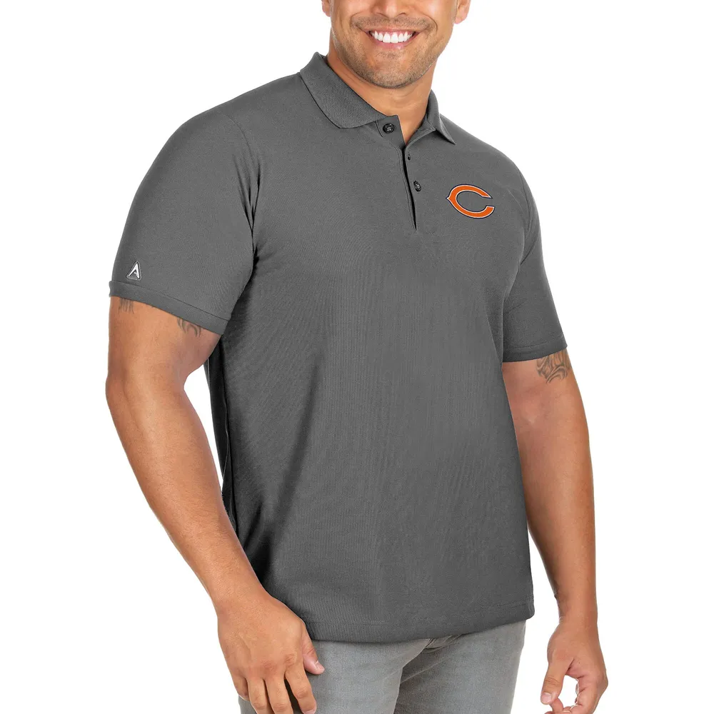 Lids Chicago Bears Antigua Big & Tall Legacy Pique Polo