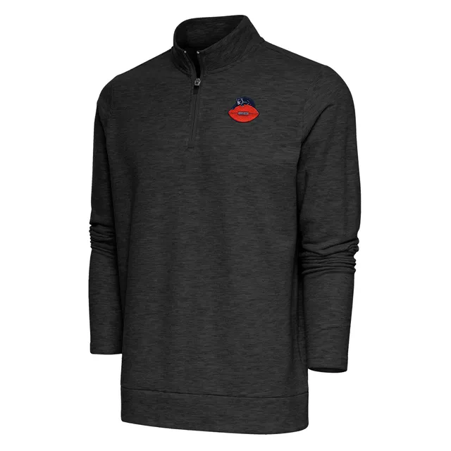 Lids Chicago Bears Antigua Tonal Logo Pace Quarter-Zip Pullover