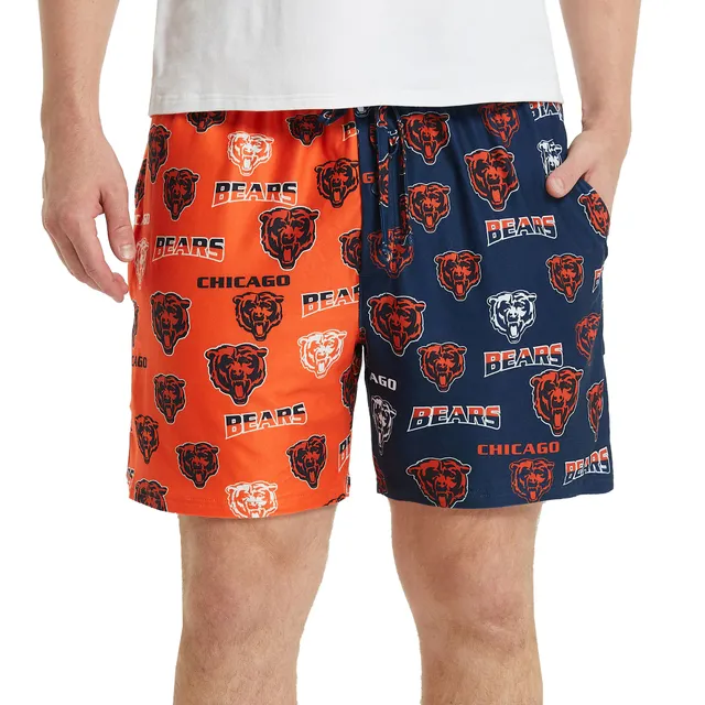 Lids Denver Broncos Concepts Sport Breakthrough AOP Knit Split Shorts - Navy/Orange