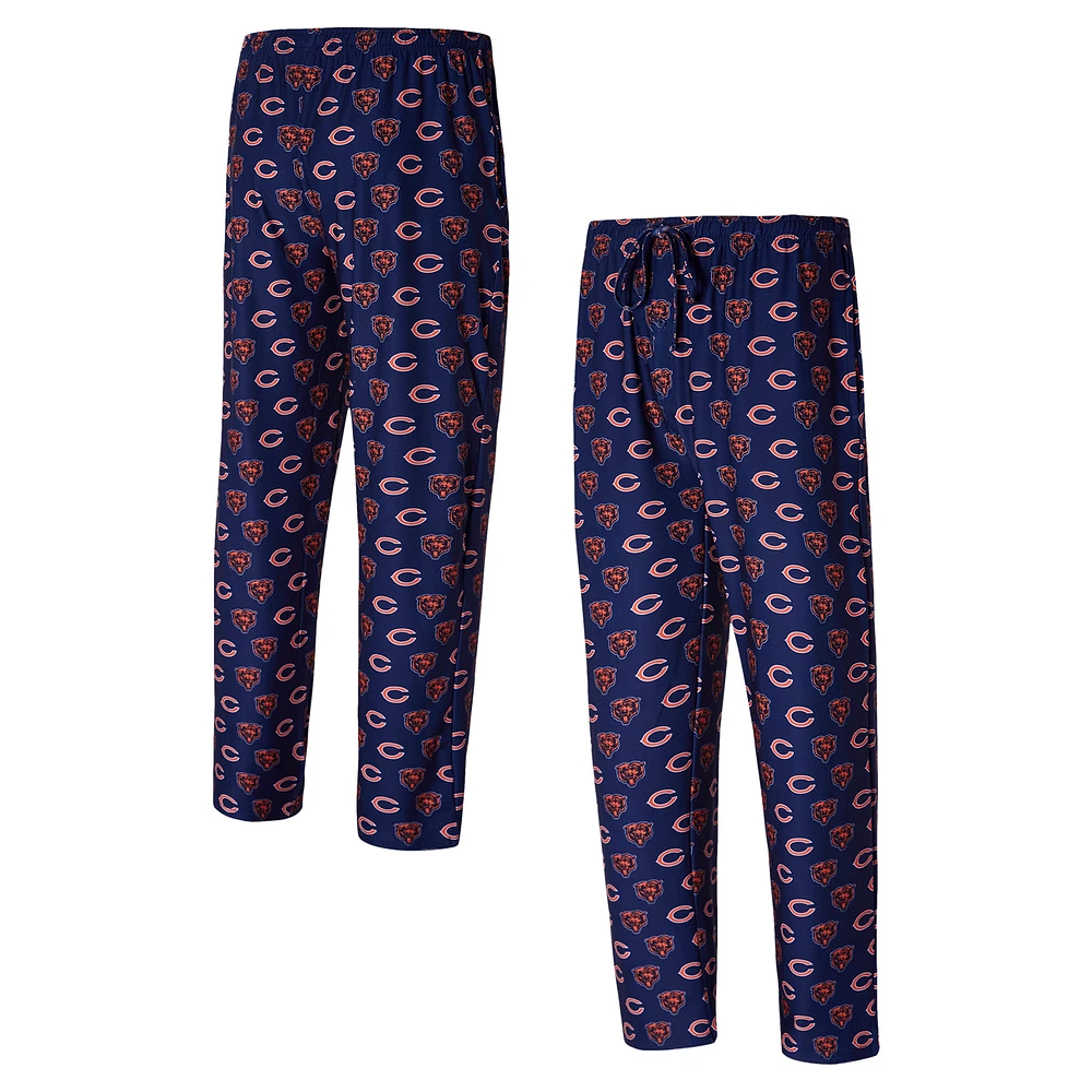 Pantalon en tricot Concepts Sport Navy Chicago Bears Record pour hommes