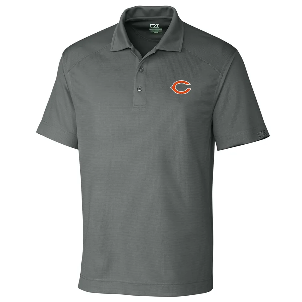 Men's Cutter & Buck White Chicago Bears Throwback Logo Forge Stretch Polo Size: Small