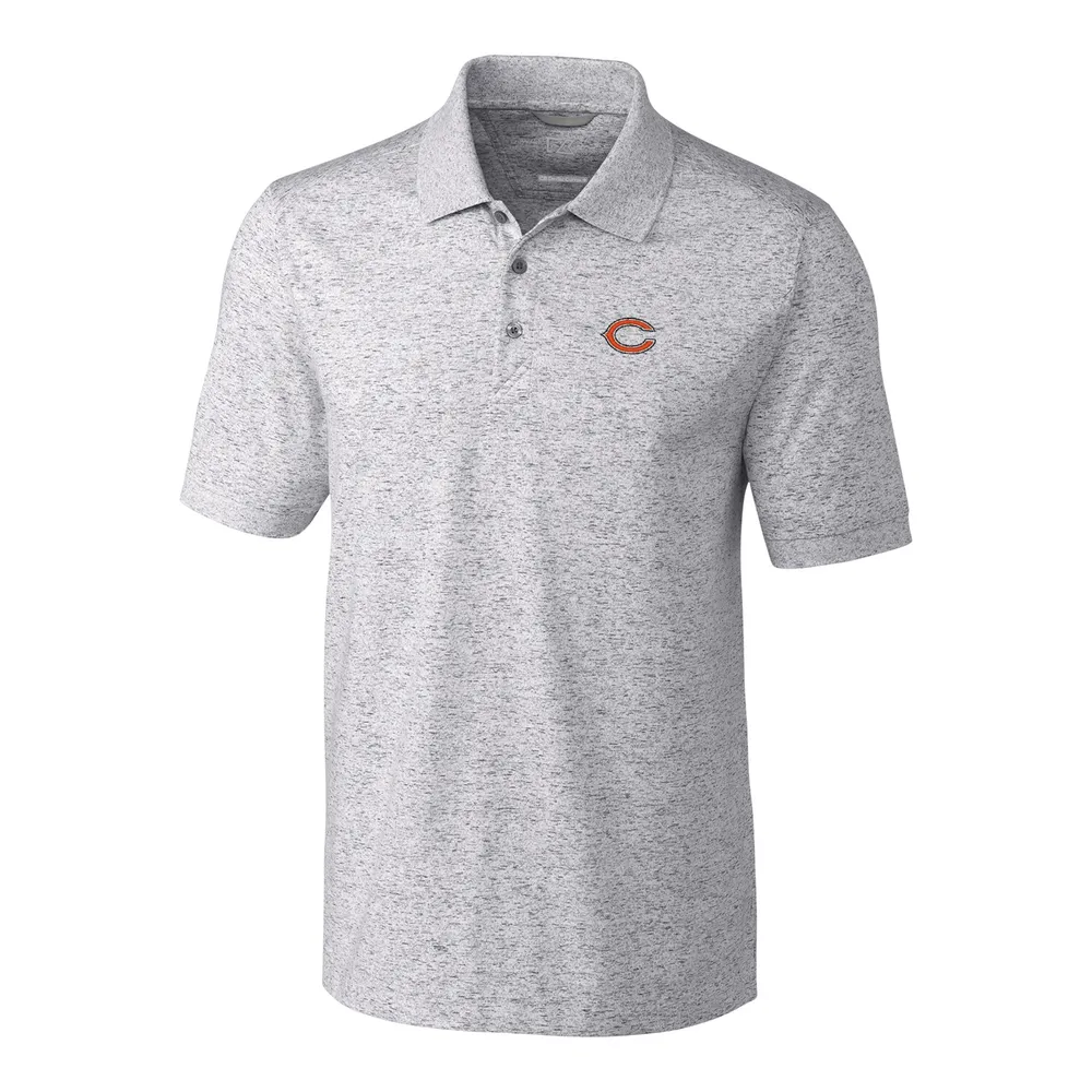 Lids Chicago Bears Cutter & Buck Big Tall Space Dye Advantage Polo -  Heather Gray