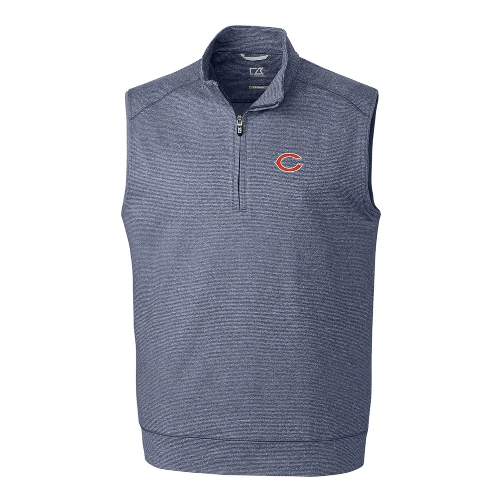 Chicago Bears Cutter & Buck Stealth Full-Zip Vest - Cream