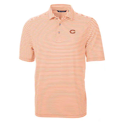 Men's Cutter & Buck Orange San Francisco Giants Big Tall Forge Eco Stretch Recycled Polo
