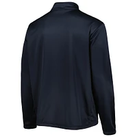 Men's Dunbrooke Navy Chicago Bears All-Star Tech Quarter-Zip Top