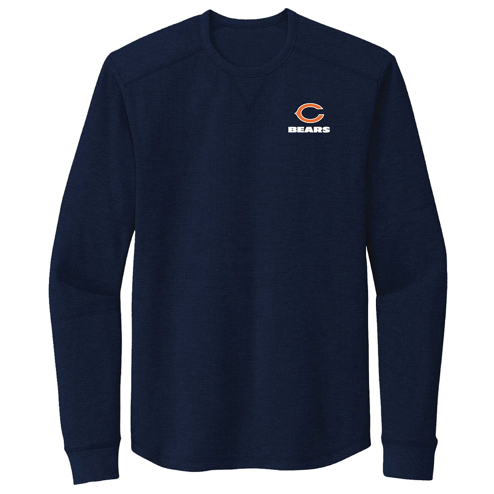 T-shirt thermique à manches longues Dunbrooke Navy Chicago Bears Cavalier pour hommes