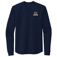 Men's Dunbrooke Navy Chicago Bears Cavalier Thermal Long Sleeve T-Shirt