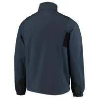 Men's Dunbrooke Navy Chicago Bears Circle Softshell Fleece Full-Zip Jacket