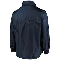 Dunbrooke Navy Chicago Bears Circle Sportsman Veste imperméable compacte légère à fermeture éclair pour homme