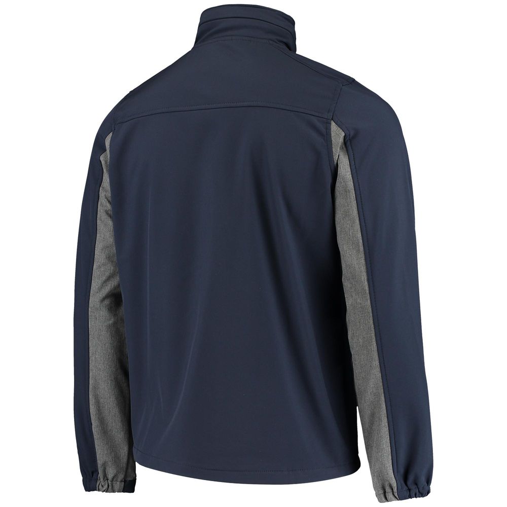 Men's Dunbrooke Navy Chicago Bears Circle Zephyr Softshell Full-Zip Jacket