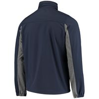 Men's Dunbrooke Navy Chicago Bears Circle Zephyr Softshell Full-Zip Jacket
