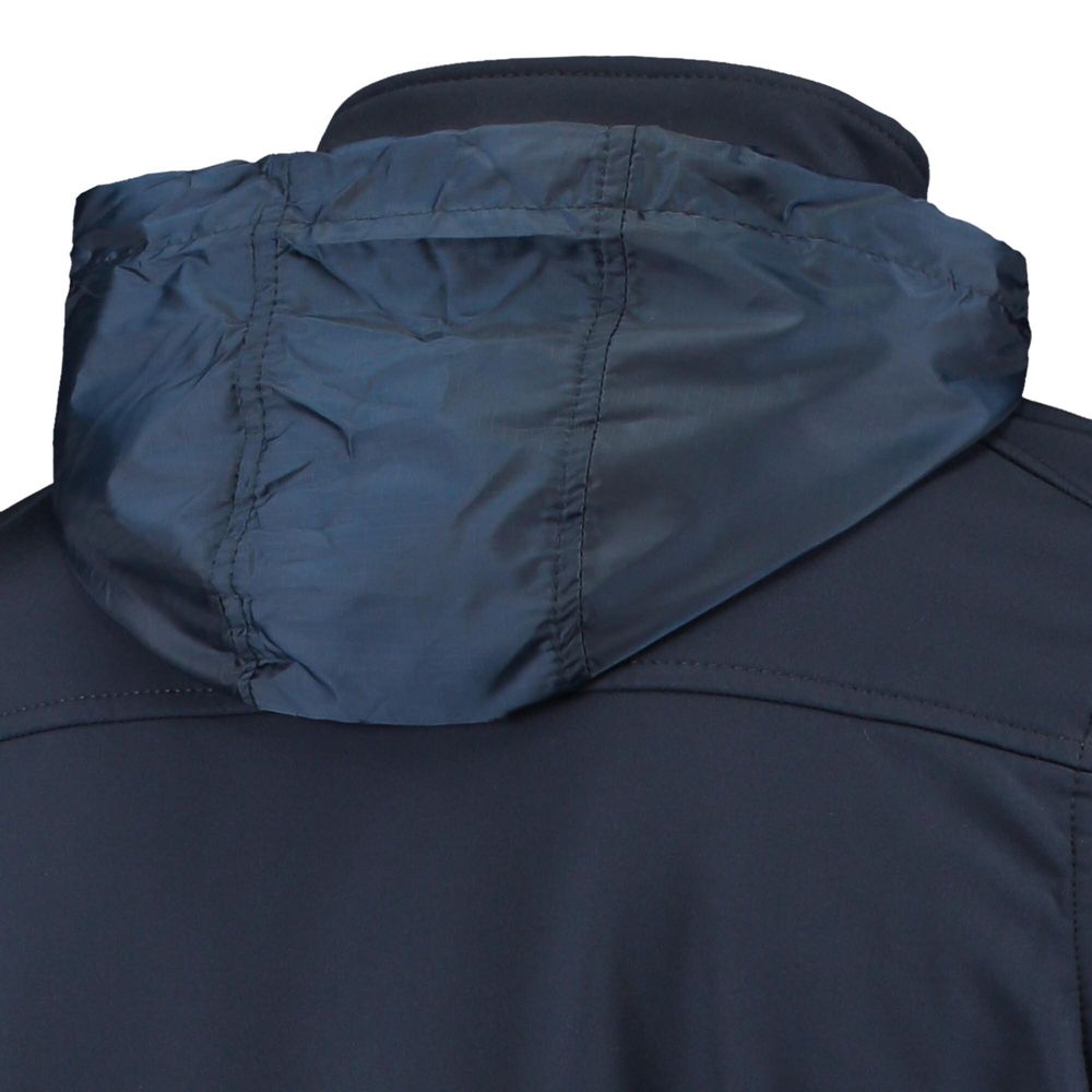Men's Dunbrooke Navy Chicago Bears Circle Zephyr Softshell Full-Zip Jacket