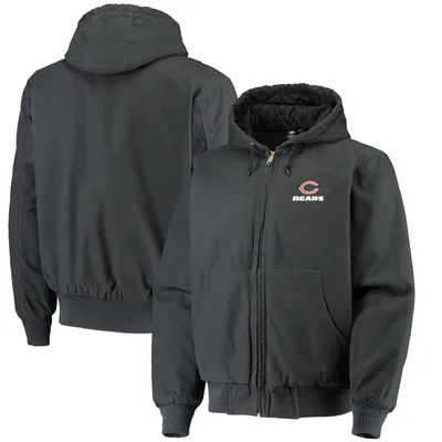 Chicago Bears Dunbrooke Dakota Cotton Canvas Hooded Jacket - Navy