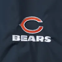 Men's Dunbrooke Navy Chicago Bears Triumph Fleece Full-Zip Jacket