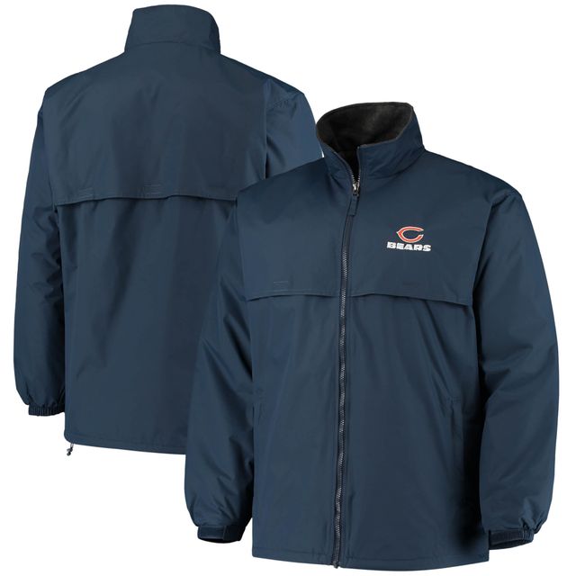 Veste en molleton à glissière complète Dunbrooke Chicago Bears Triumph pour hommes, bleu marine