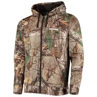 Dunbrooke Realtree Camo Chicago Bears Trophy Tech Fleece Sweat à capuche entièrement zippé pour homme