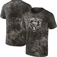 T-shirt noir Fanatics Shadow des Chicago Bears pour hommes