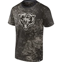 T-shirt noir Fanatics Shadow des Chicago Bears pour hommes