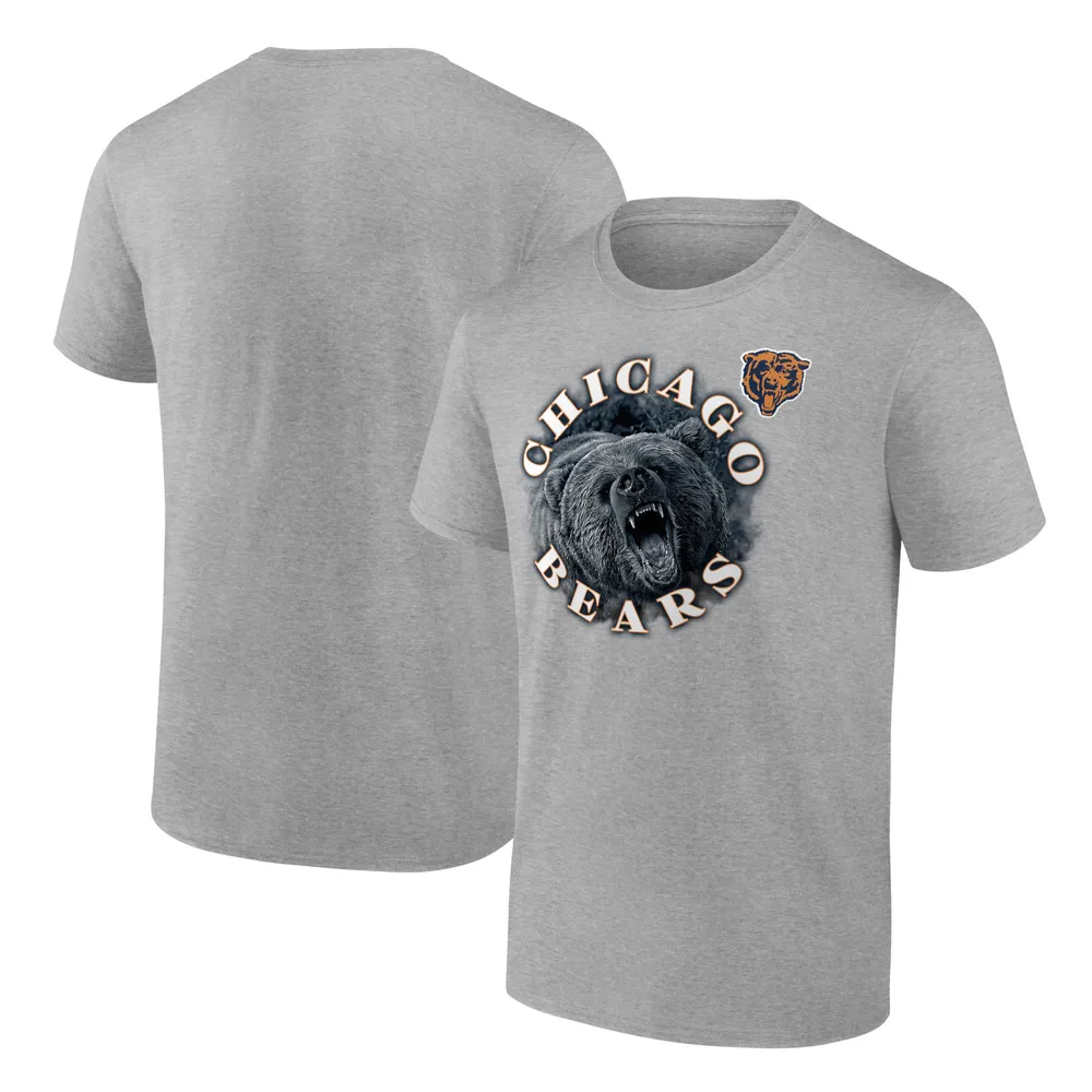 Men's Fanatics Branded Navy/Heathered Gray Chicago Bears T-Shirt