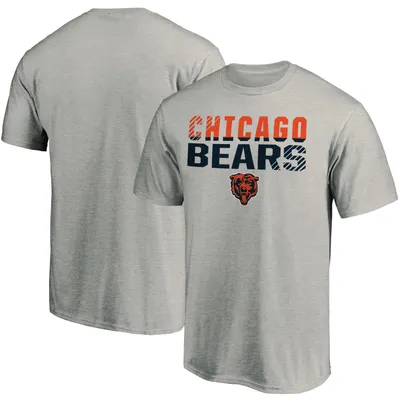 Chicago Bears Fanatics Branded Fade Out T-Shirt - Heathered Gray