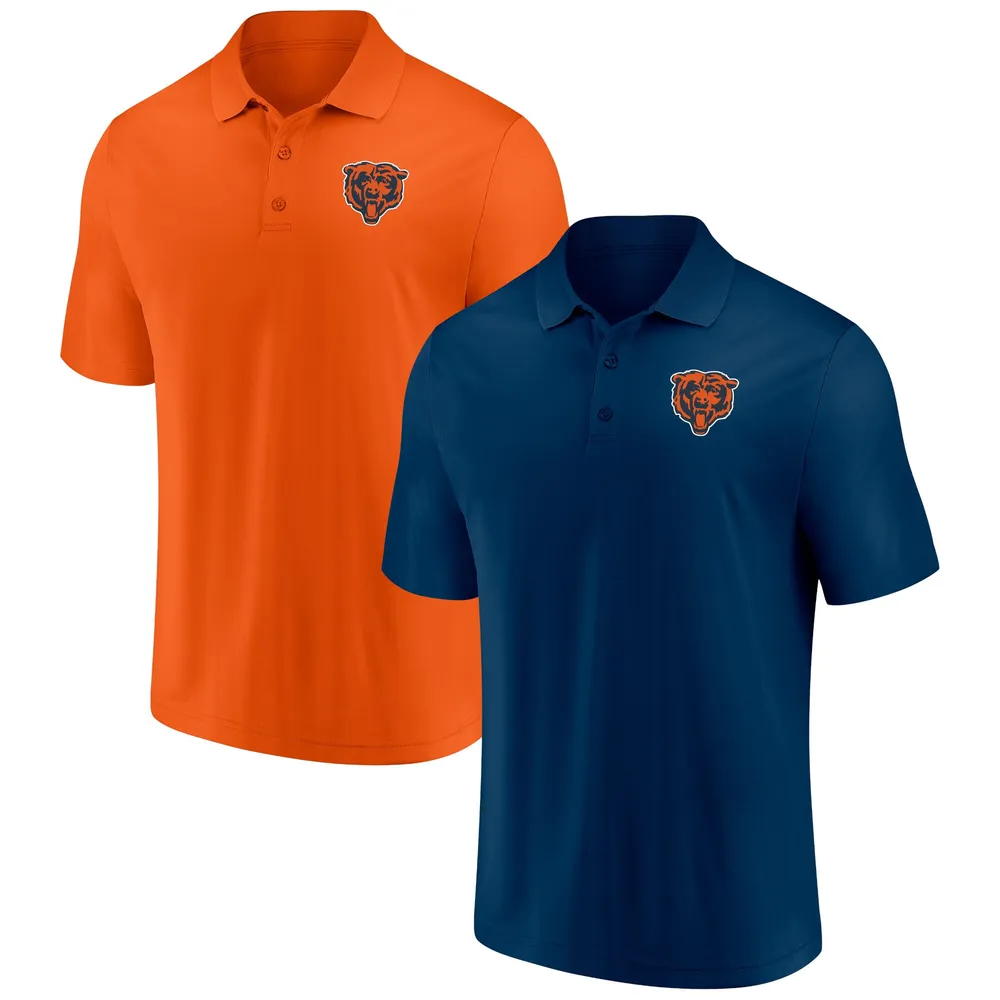 Men's Antigua Navy Chicago Bears Compass Polo