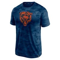 Fanatics Branded Men's Fanatics Branded Navy Chicago Bears Camo Jacquard -  T-Shirt