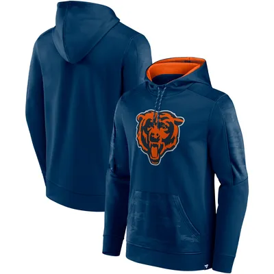 Chicago Bears Fanatics Branded On The Ball Pullover Hoodie - Navy