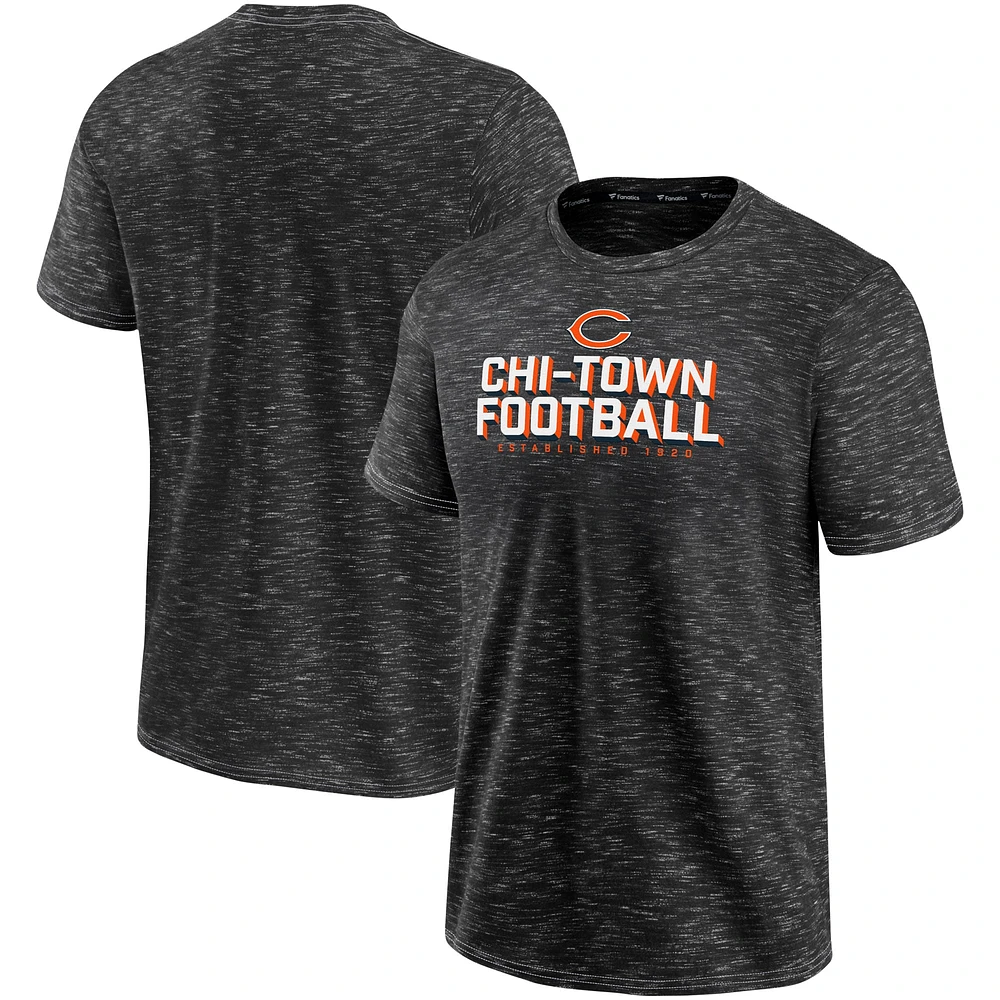 Men's Fanatics Charcoal Chicago Bears Component T-Shirt