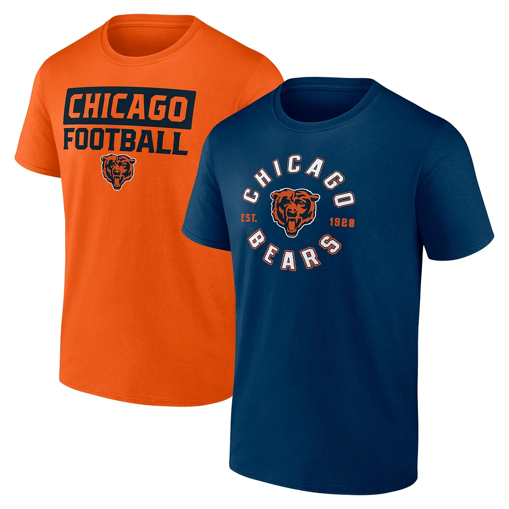 Men's Fanatics Chicago Bears Serve T-Shirt Combo Pack