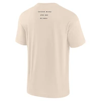 T-shirt Fanatics pour homme, couleur crème, Chicago Bears, ton sur ton, Future Ground