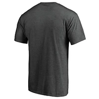 Men's Fanatics Heather Charcoal Chicago Bears Victory Arch T-Shirt