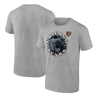 Men's Fanatics Heathered Gray Chicago Bears Big & Tall Sporting Chance T-Shirt