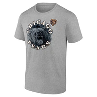 Men's Fanatics Heathered Gray Chicago Bears Big & Tall Sporting Chance T-Shirt