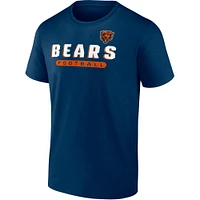 Chicago Bears Fanatics pour hommes bleu marine/gris chin