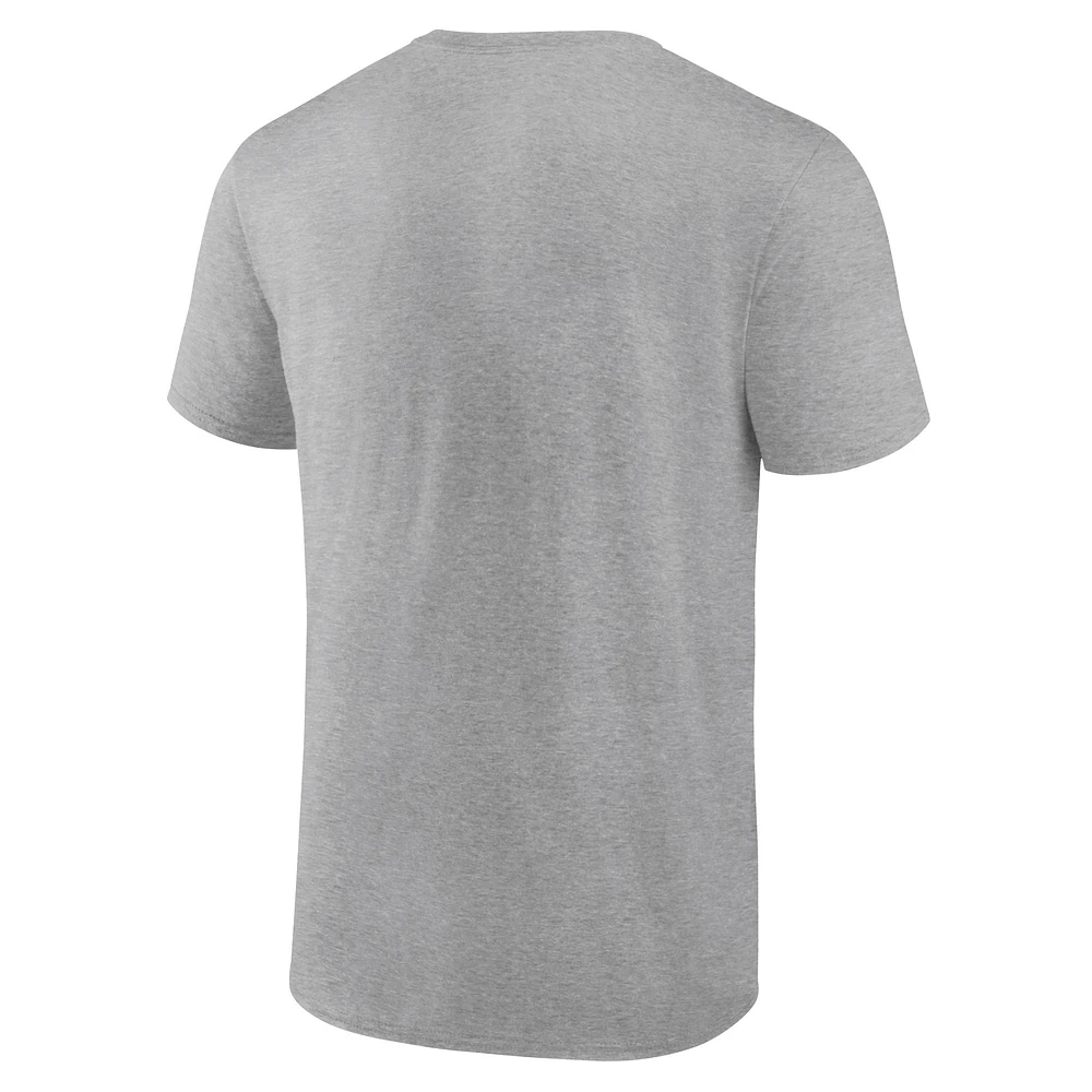 Chicago Bears Fanatics pour hommes bleu marine/gris chiné - Pack combiné de t-shirts